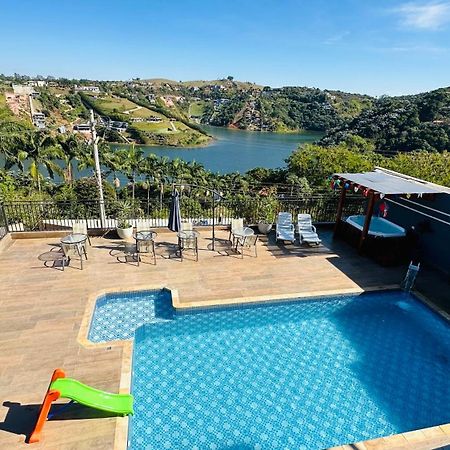 Chacara Gama Em Condominio Igarata-Sp - Jacuzzi Com Hidromassagem, Piscina E Sauna エクステリア 写真